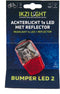 Ikzi Light Achterlicht Led Batterijen Rood/zwart