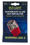 Ikzi Light Achterlicht Led Batterijen Rood/zwart