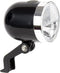 Ikzi NERO - Fietskoplamp - Retro - 10 Lux - Batterij - Zwart