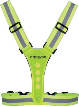 Ikzi reflectie sport veiligheidsvest met Led