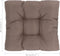 vidaXL - Palletkussen - 50x50x12 - cm - stof - zwart