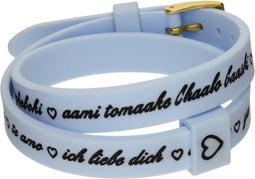 IL MEZZOMETRO - Il MEZZOMETRO Mod. I LOVE YOU GOLD - Bracciale in silicone/silicone bracelet - Unisex -