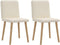 vidaXL - Eetkamerstoelen - 2 - st - linnen