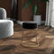 vidaXL - Hocker - rond - fluweel - zwart