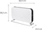 Mill CO1200WIFI3 - WiFi convectorkachel - 1200 Watt - 18m2 - Wit