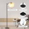 Glowy Vloerlamp Zwart - Staande Lamp incl. LED Lichtbron - Booglamp Industrieel - Leeslamp Staand - 3 Lichtkleuren - Verstelbaar,