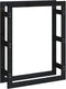 vidaXL - Haardhoutrek - 80x25x100 - cm - massief - grenenhout - zwart
