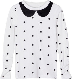 NAME IT - MINI NMFSOPAMM LS SLIM TOP - Lange mouwen - Stippenprint