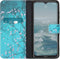 iMoshion Hoesje Geschikt voor Nokia G20 / G10 Hoesje Met Pasjeshouder - iMoshion Design Softcase Bookcase - Blauw / Meerkleurig / Blossom