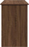 vidaXL - Bureau - 102x50x75 - cm - bewerkt - hout - bruin - eikenkleurig
