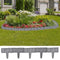 vidaXL - Gazonranden - 41 - st - steen-look - 10 - m - kunststof