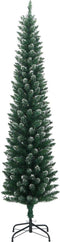 vidaXL - Kunstkerstboom - smal - met - 300 - LED's - 180 - cm
