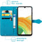 imoshion Hoesje Geschikt voor Samsung Galaxy A13 (4G) Hoesje Met Pasjeshouder - imoshion Mandala Bookcase - Turquoise