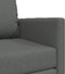 vidaXL - Vloer - Sofa - Bed - 2-in-1 - Donkergrijs - 74x77x81 - cm - Stof
