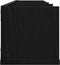 vidaXL - CD - Wandplank - Zwart - Eiken - 100x18x18 - cm - Geengineerd - Hout