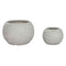Grondlegger Home ESPRIT Grijs Magnesium 55 x 55 x 38 cm (2 Onderdelen)