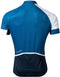 Vaude Posta FZ Tricot fietsshirt korte mouwen blauw met wit heren