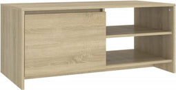 vidaXL - Salontafel - 102x50x45 - cm - bewerkt - hout - sonoma - eikenkleurig