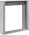 vidaXL - Haardombouw - 100x20x100 - cm - bewerkt - hout - grijs - sonoma - eikenkleur