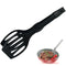 Westmark Dubbele bak-/serveertang, lengte: 28,9 cm, kunststof, Duetto Flonal, zwart, 21002260