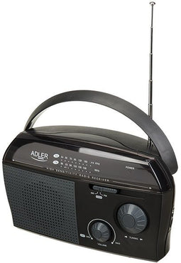 Adler AD 1119 - Draagbare radio - FM/AM - Zwart
