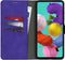 iMoshion Hoesje Geschikt voor Samsung Galaxy A51 Hoesje Met Pasjeshouder - iMoshion Uitneembare 2-in-1 Luxe Bookcase - Paars