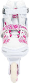 Roces Compy 8.0 - Inline Skates - Verstelbaar Comfort Fit - Wit Roze - Maat 30-33