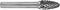 Ruko 116031 Hm Stiftfrees Boog Rond 8 Mm Kogeldiameter 8 Mm