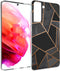 imoshion Hoesje Geschikt voor Samsung Galaxy S21 FE Hoesje Siliconen - imoshion Design hoesje - Zwart / Meerkleurig / Goud / Black Graphic
