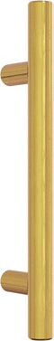vidaXL - Handvatten - 10 - st - 96 - mm - roestvrij - staal - goudkleurig