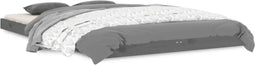 vidaXL - Bedframe - massief - grenenhout - grijs - 120x190 - cm