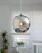 ASARO - Hanglamp - Zilver - Glas