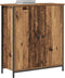 vidaXL - Sideboard - Oud - Hout - 70x30x80 - cm - Houtcomposiet - en - Staal