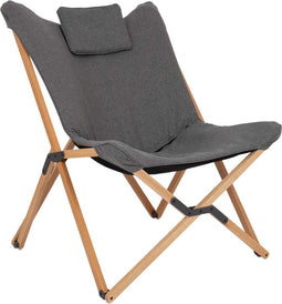Bo-Camp Wembley - Relaxstoel - Luxe met Houten Frame - Grijs
