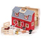 Melissa & Doug Houten draagbare uitklapbare stal - Speelset met speelfiguren (7 speeldieren, 28,5 cm H x 34 cm B x 12 cm L, geweldig cadeau voor meisjes en jongens - ideaal voor kinderen van 3, 4, 5 en 6 jaar)