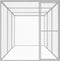 vidaXL - Kattenkooi - 4,5x1,5x1,5 - m - gegalvaniseerd - staal