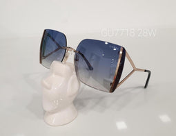 Guess GU7718/S 28W Zonnebril - Dames - Goudkleurig