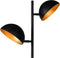 Atmooz - Vloerlamp Balade - Staande Lamp - Stalamp - Zwart / Goud - Metaal - Hoogte : 162cm