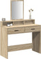 vidaXL - Kaptafel - met - Lades - in - Sonoma - Eiken - - - 100x41x140 - cm