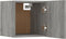 vidaXL - Tv-wandmeubelen - 2 - st - 30,5x30x30 - cm - grijs - sonoma - eikenkleurig
