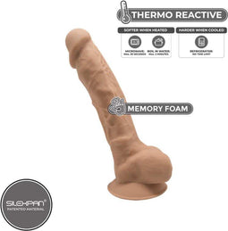 SILEXD - Dildo Dual Density Mod. 1 - 7 Caramel