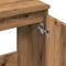 vidaXL - Wastafelkast - 58x33x60 - cm - bewerkt - hout - artisanaal - eikenkleur