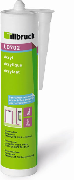 Illbruck LD 702 acrylaat 310 ml wit - LD702 acrylaat