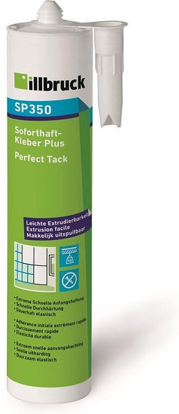 illbruck SP350 HIGH TACK PRO lijmkit - 310 ml - zwart