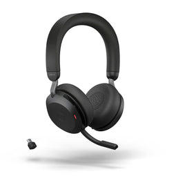Jabra Evolve2 75 - Headset - Bedraad Draadloos USB-C Bluetooth ANC - Zwart