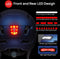 ILM - E3-10L - Fietshelm - USB Oplaadbare LED Lichten