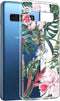 iMoshion Hoesje Geschikt voor Samsung Galaxy S10 Hoesje Siliconen - iMoshion Design hoesje - Groen / Roze / Tropical Jungle