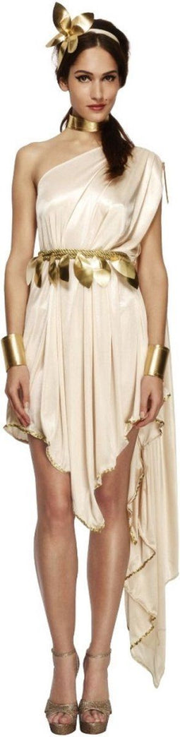 Griekse godinnen kostuum - Verkleedkleding - Jurk met cape en accessoires - Small