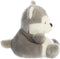 Palm Pals Busky Husky - Knuffel 13 cm - Past in palm van hand