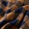 vidaXL - Kinderoverhemd - geruit - 116 - cognackleurig - en - blauw